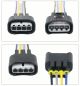 For 2002-2010 Toyota Camry 2.4L Ignition Coil Female Connector Plug Harness 4PCS