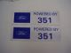 FORD POWERED BY 351 VAVLE COVER STICKER