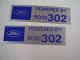 FORD POWERED BY BOSS 302 VAVLE COVER STICKER