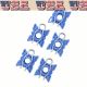 Set of 5 NEW Window Regulator Sliding Pivot Clips Fits Volvo XC90 XC70 3509416