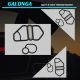 15825-P08-005+36172-P08-015 Upper & Lower Solenoid Gaskets For 98-01 Honda CR-V