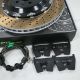BREMBO 6pot Caliper + ROTOR + Pads Full Brake Kit -customised brackets /Hats BBK