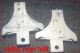 VW Jetta Mk4 Window Regulator Repair Clip REAR LEFT 1) driver w/ peg & dowel
