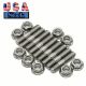 9X Stainless Exhaust Manifold Stud For Honda Acura B/D Series Civic Integra B18
