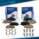 Front & Rear Ceramic Brake Pads Kit for 2013-2017 Mitsubishi Outlander Sport RVR