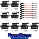 For Chevy GMC 4.8 5.3 6.0L Square APE Igntion Coil & Spark Plug RED Wire UF271