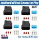 For Honda K-Series K20 K24 3-Pin Ignition Coil Pack Connector Plug Housing -4SET