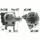 Alternator EB1331G 554164RID CAL15420 554164RIB CAL15420AS 440358 9215383