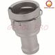 For Golf 3B0122291B Aluminium Heater Coolant Hose Connector Flange for Passat