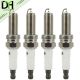 4x Iridium & Platinum Spark Plugs For Mitsubishi Lancer Sedan 2009 2010 I4 2.0L