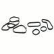 Oil Cooler Gasket Seal with Filter Housing Gasket Set Fits C5556