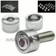 J2 JDM EXHAUST HEADER MANIFOLD METRIC CUP WASHER+BOLT/NUT KIT CIVIC EG/EM SILVER