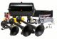 Kleinn HK9 Universal Black Triple Train Horn Kit & 100 PSI Air Compressor 156dB