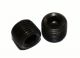 2 PIECES BLACK 1/8