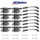 Acdelco Double Platinum Spark Plug + Ignition Coil Wireset For Chevrolet 4.8L V8