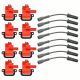 Wireset + Racing Performance Ignition Coil For Chevrolet Express 3500 8.1L V8