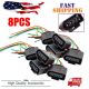 8 Pack Ignition Coil Connector Harness Plugs Wiring W/Terminals for Audi A4 VW