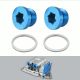 Anodized Oil Thermostat Housing Plug For BMW N54 N55 S55 E90/E91/E92/E93 335i