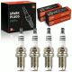 4x Nickel Spark Plugs for Volkswagen Jetta Passat Subaru Forester Chevy Beretta