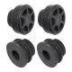 4Pcs For Honda Accord CR-V Civic City Fit Condenser Upper & Lower Bushing Set