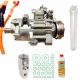 OEM AC Compressor w/ A/C Repair Kit For Honda Civic