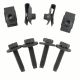 1979-93 Mustang Radiator Air Dam Deflector Mounting Kit - Bolts,  Clips & Washers