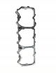 Chrome Cat Valve Cover Spacer Riser Plate covers not included)