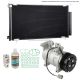 For Lexus GS450h 2007-2011 A/C Kit w/ AC Compressor Condenser & Drier CSW