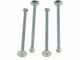 For 1987-1991 Ford LTD Crown Victoria Brake Spring Hold Down Pin Rear 45596DK