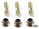 SET OF 3 STUD 25mm M10 & NUT FLANGED RANGE ROVER DISCOVERY DEFENDER TE110051L