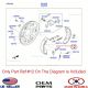 Genuine Drum Brake Adjusting Lever RIGHT OEM HYUNDAI KIA *See Compatibility