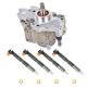 Fuel Diesel Pump & 4x Fuel Injector For Bobcat D24 D18 Doosan E32 E35 DHL