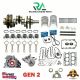 Land Rover Vealr Evoque 3.0 306DT Nitrates Crankshaft With Engine Conversion Kit New