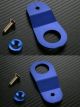 2 x Blue Aluminum Radiator Stay Mount Bracket Gasket Screw for S2000 Integra