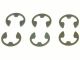 Carlson 21MX17K Rear Drum Brake Shoe C-Washer Fits 2001-2005 Kia Rio