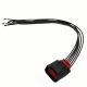 6-Way Radiator Cooling Fan Connector Harness Plug For Nissan Titan 2016-2019