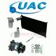 UAC AC Compressor & Component Kit for 1999-2005 GMC Jimmy 4.3L V6 - Heating wb