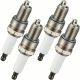 3432 Set of 4 Iridium Spark plugs For 1971-1974 Bentley T1 Series 6.8L V8