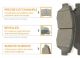 For Pontiac Vibe Toyota Celica Corolla Matrix Rear Ceramic Brake Pads