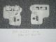 BMW X5 Window Regulator Repair Clips One PAIR 2 clips) for FRONT - Left / Right