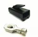 Female 1 Way Nylon Wire Wiring Harness Connector Housing with Lock Chevy 55-76