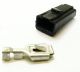 GM Female 1 Way Black Nylon Wire Wiring Harness Terminal Connector Housing NOS