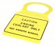 Coolant Bottle Cap Yellow fits Jeep Cherokee XJ 1991-1996 2.5L and 4.0L Motors