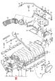 Genuine AUDI A6 Avant S6 quattro A8 S8 4E2 Intake Manifold 07L133185M