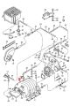 Genuine AUDI Var.Intake Manifold With Drive And Swivel Slide 06C133201J