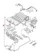 Genuine VW Atlas Cross Sport CC Passat Intake Manifold 03H133201AE