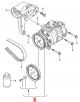 Genuine VW Beetle Cabrio Cabriolet Bettle Jetta ac compressor 1K0820808H