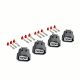Set of 4 Ignition Coil Connector Harness Plug Kit For Nissan NV3500 350Z 370Z