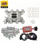 skspeed LS1 Carb Intake Kit Edelbrock RPM Int/MSD 6014/Quickfuel SQ-650 Carb