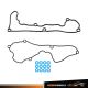 For 2001-2010 Mazda B4000 Mercury Ford Explorer 4.0L V6 Valve Cover Gasket Set